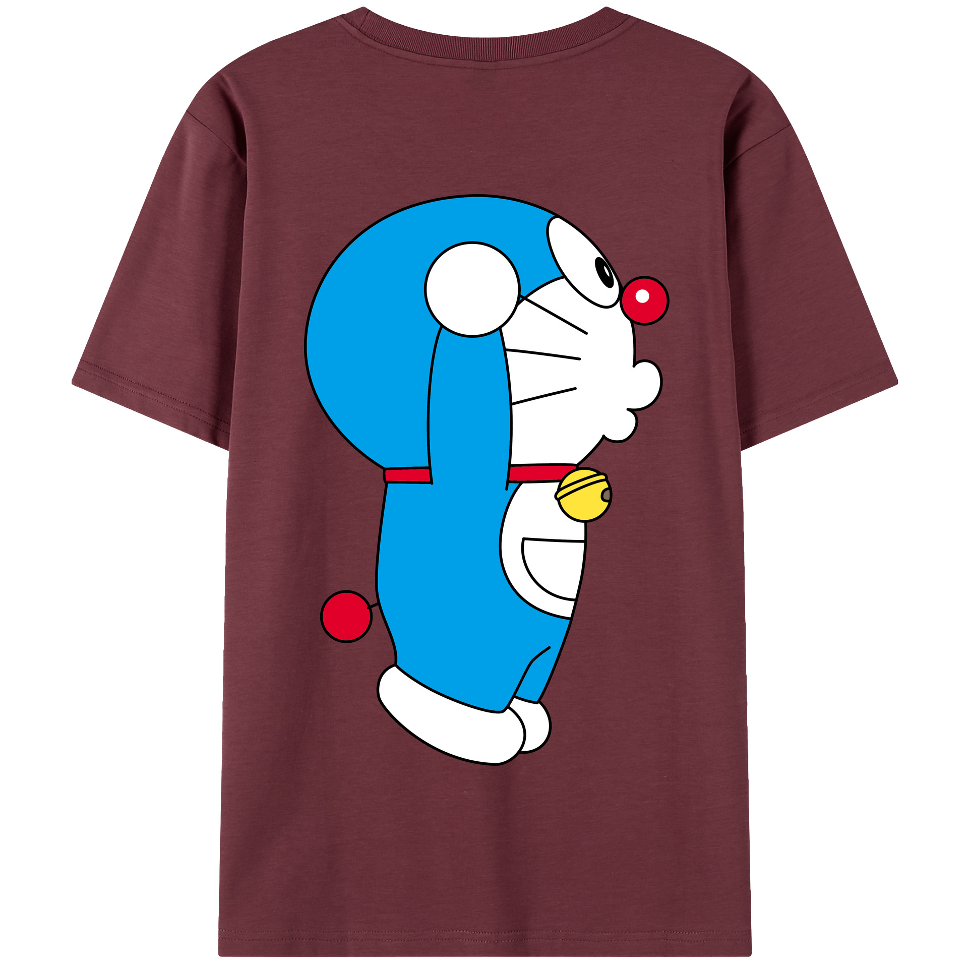 （画像用） ドラえもん Doraemon 綿100％半袖Tシャツ（背面プリント）